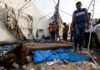 Outrage over Gaza journalist killings Day after a targeted Israeli strike on a tent near Gaza City's Al-Shifa Hospital on August 10, 2025, in which four Al Jazeera staff journalists and two freelancers were killed. (Photo: Reuters/Mahmoud Issa via CPJ)