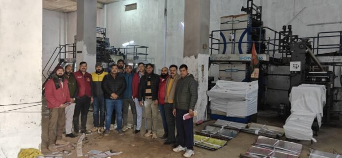 Delhi Police at the Loni printing unit NCERT