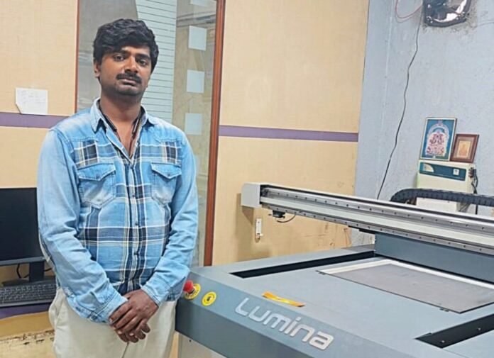 Mr. S. Ramdas with PixelGlow Lumina Colour Prints