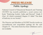 NCERT issues public apology over judiciary chapter NCERT