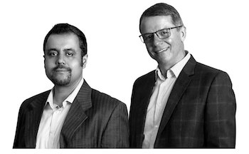 L –R Tariq Husain and Robert Berkeley Image Mediaferry website