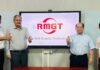 Provin Technos books a dozen RMGT sheetfed offset press orders in 45 days L – R Toshiyuki Ishibashi (India Incharge) assistant manager International Sales and India incharge, RMGT, Takafumi Tanimoto, Divisional deputy general manager, Sales and Service, and member of the board RMGT, Vinay Kaushal, director, Provin, and Akshay Kaushal, executive director Sales, Provin Photo Provin