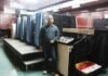 Chandra Prabhu Offset gets a Komori GL-437 Chandra Prabhu