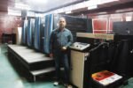 Chandra Prabhu Offset gets a Komori GL-437 Chandra Prabhu