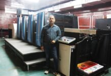 Chandra Prabhu Offset gets a Komori GL-437 Chandra Prabhu