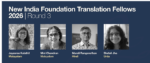 New India Foundation’s translation fellowships New India Foundation