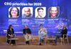 CEOs debate future of news media at INMA meet (L-R) Vanita Kohli-Khandekar, Dhruv Mukherjee, LV Navaneeth and Sameer Singh at the International News Media Festival's South Asia News Media Festival.
