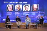 CEOs debate future of news media at INMA meet (L-R) Vanita Kohli-Khandekar, Dhruv Mukherjee, LV Navaneeth and Sameer Singh at the International News Media Festival's South Asia News Media Festival.