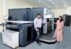 HP Indigo engines on the commercial print side HP