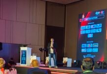 SigLoch at Digital Print Asia — automation key to faster digital book finishing Kishore Kumar, CEO of SigLoch-Bindwel at Digital Print Asia photo: IPP