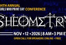Girls Who Print opens speaker call for 12 Nov meet Girls